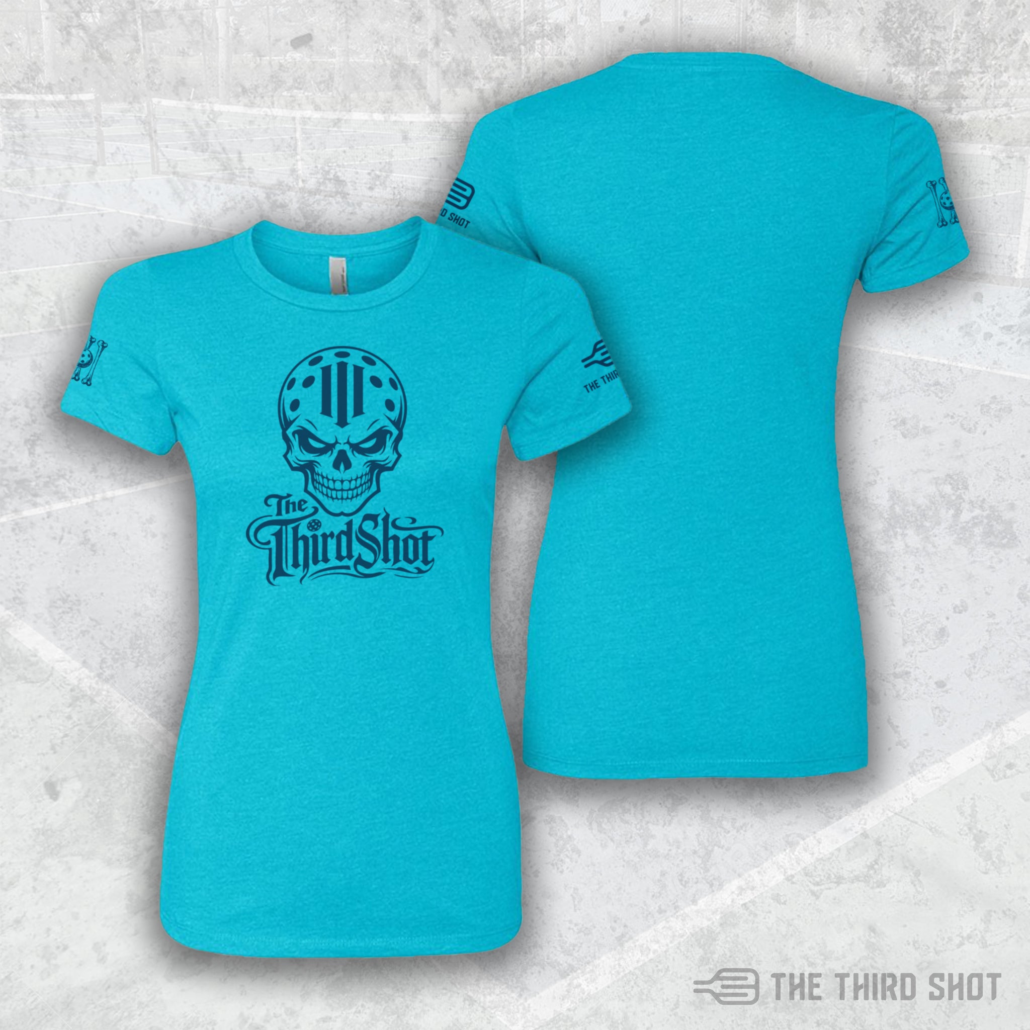 Women’s Reaper pickleball shirt in Bondi – athletic fit performance tee – cotton/poly blend